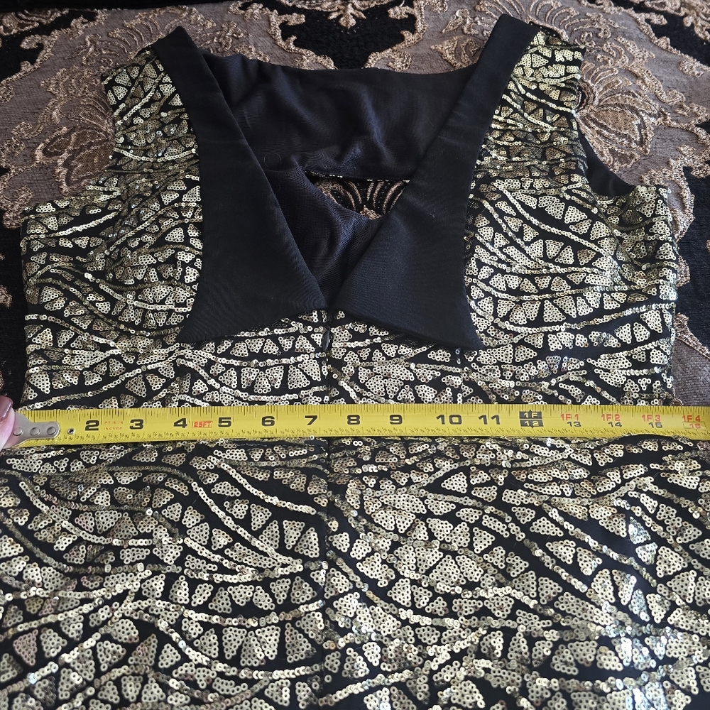 Tatyana Gold Digger Bodycon Dress L - Picture 9 of 13